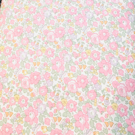 Liberty London- Betsy Ann Tana Lawn Cotton- Pink, Lilac, Green, Orange, Yellow