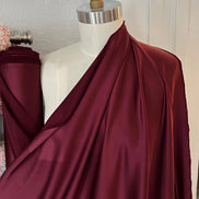 Dark Wine- Poly Stretch Satin- 56” Wide- Medium Weight