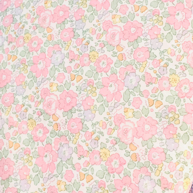 Liberty London- Betsy Ann Tana Lawn Cotton- Pink, Lilac, Green, Orange, Yellow