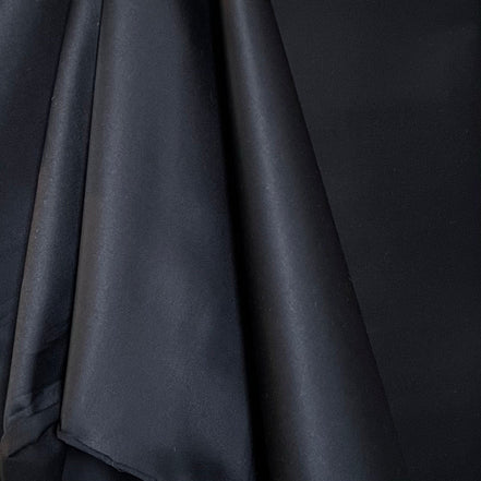 Black Cotton Ultra Sateen- 44" Wide