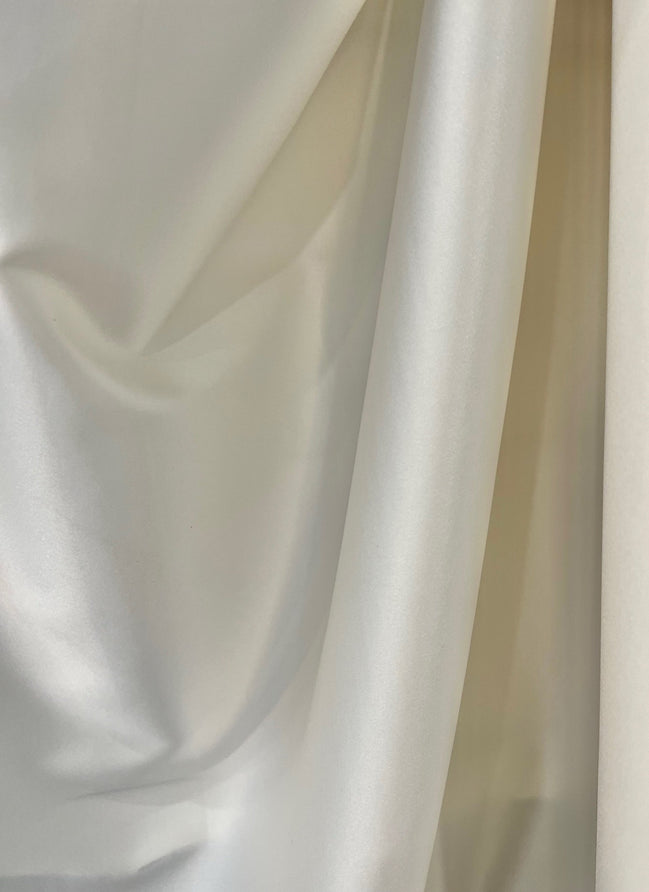 Natural White Stretch Silk Charmeuse Fabric 42" Wide (349)