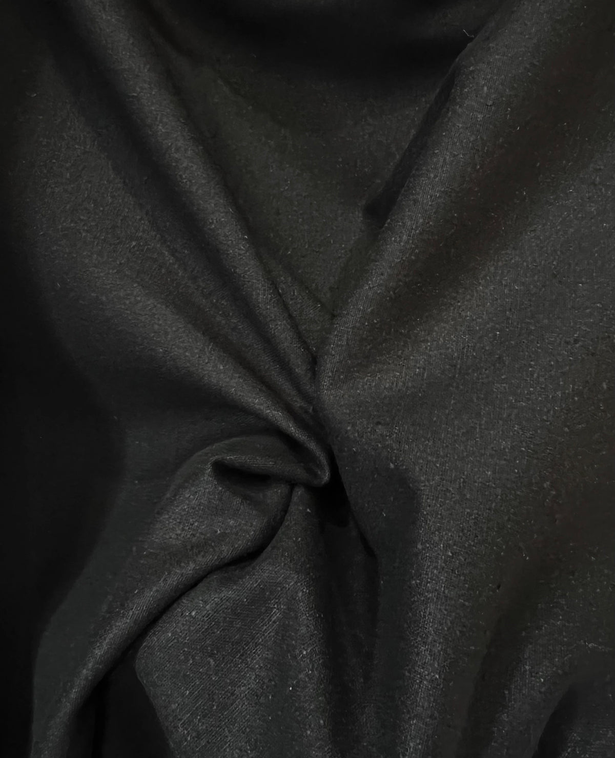 Black Silk Noil- 55” Wide