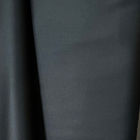 Black Cotton Ultra Sateen- 44" Wide