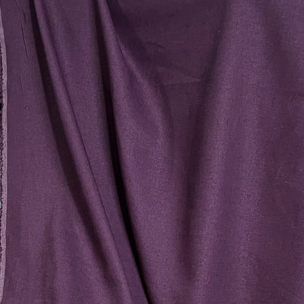 Dark Purple Brussels Washer Linen- Rayon Blend Fabric- 52" Wide