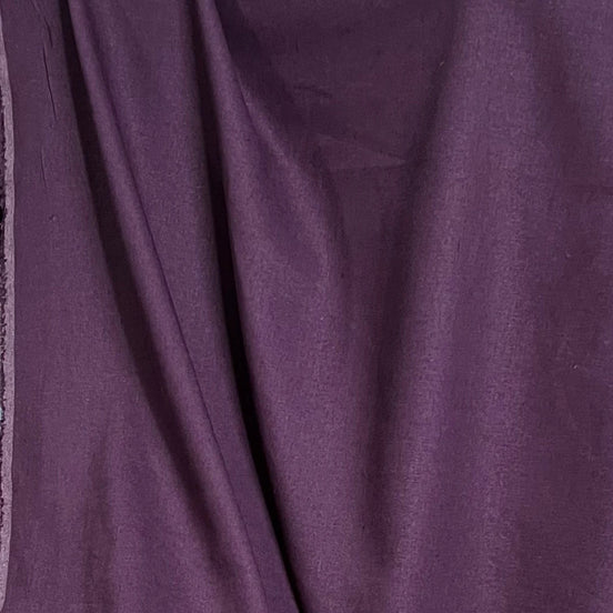 Dark Purple Brussels Washer Linen- Rayon Blend Fabric- 52" Wide