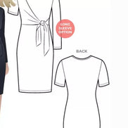 Astoria Knit Dress- Style Arc Paper Pattern