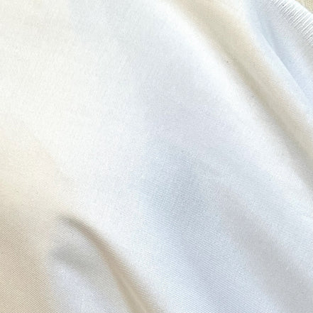 White Cotton Ultra Sateen- 44" Wide