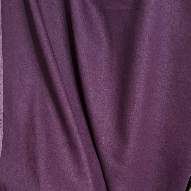 Dark Purple Brussels Washer Linen- Rayon Blend Fabric- 52" Wide