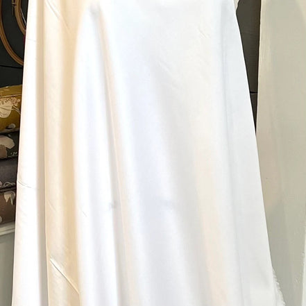White Cotton Ultra Sateen- 44" Wide