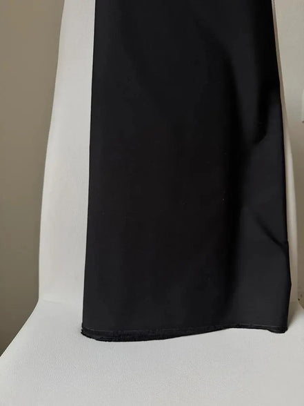 Black Pimatex- Combed Cotton Poplin Fabric- 44” Wide