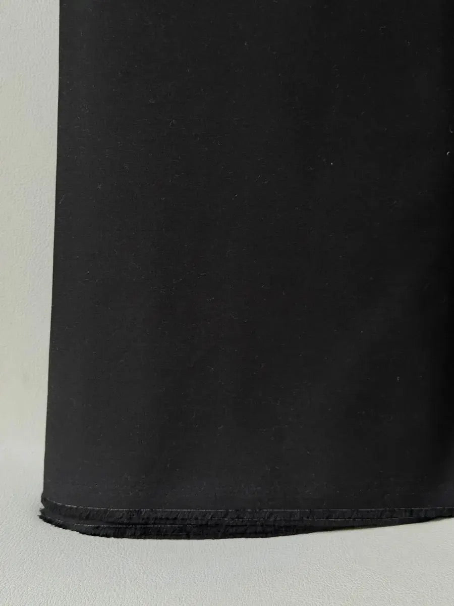 Black Pimatex- Combed Cotton Poplin Fabric- 44” Wide