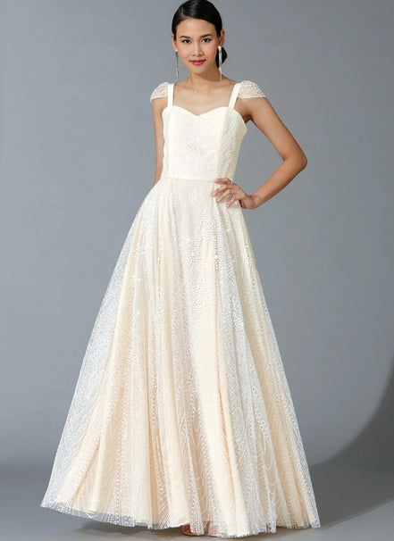 McCall's Sewing Pattern Misses' Dresses- M7718- (6-8-10-12-14), (14-16-18-20-22)
