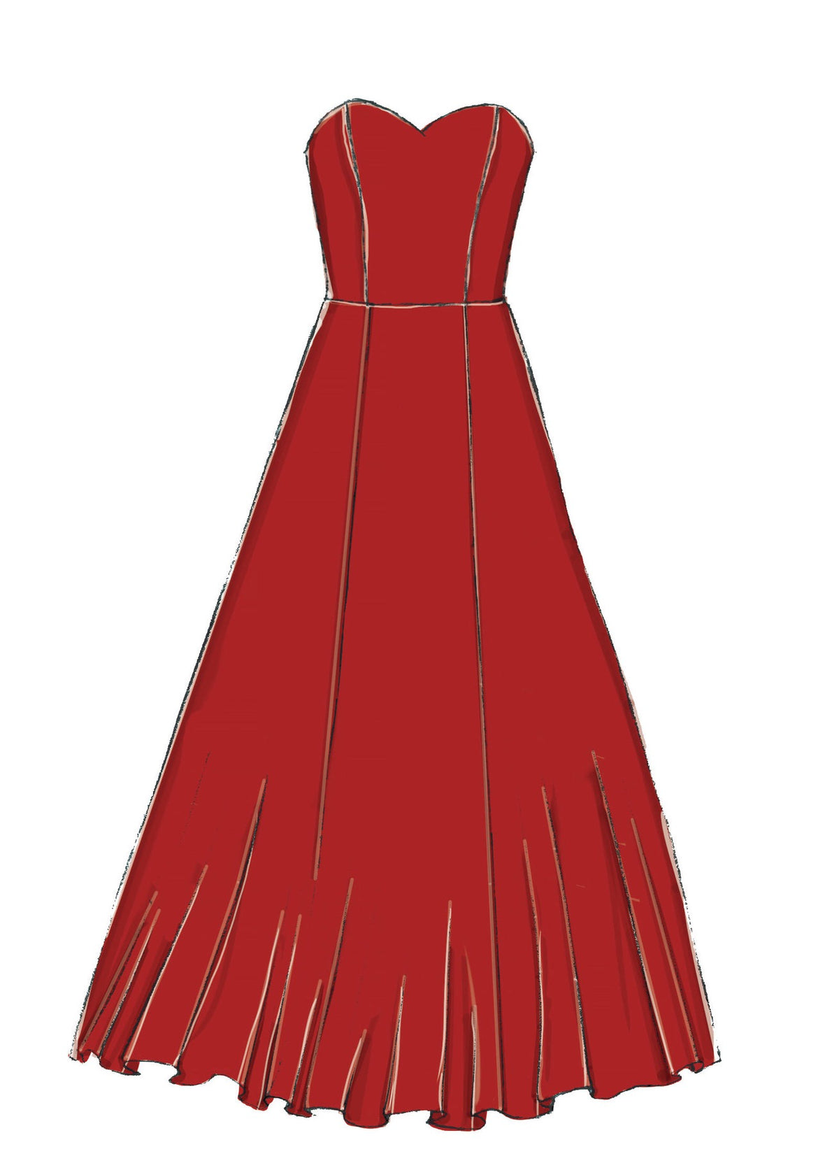 McCall's Sewing Pattern Misses' Dresses- M7718- (6-8-10-12-14), (14-16-18-20-22)