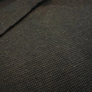 Black “Onyx” Avalon 1x1 Rib Knit Cotton Fabric- 68” Wide