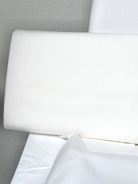 White “Snow" Pimatex- Combed Cotton Poplin Fabric- 44” Wide