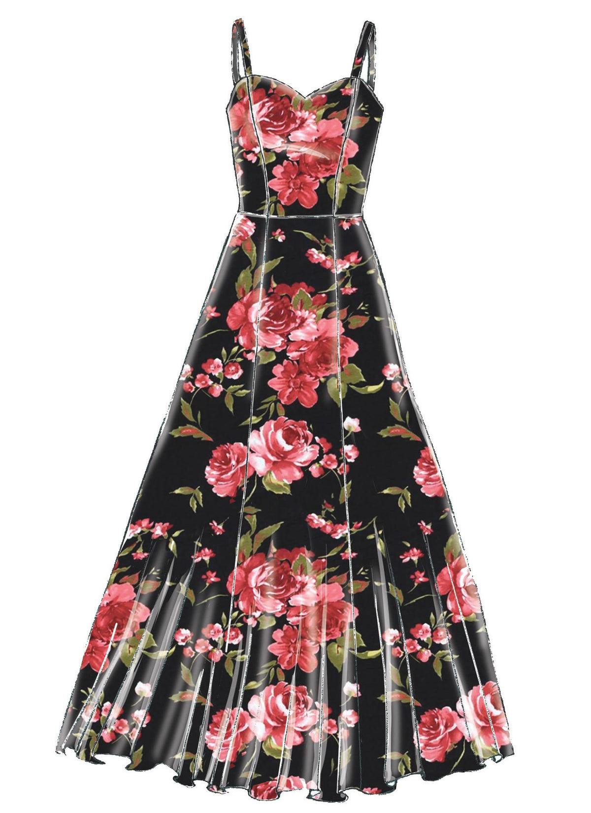McCall's Sewing Pattern Misses' Dresses- M7718- (6-8-10-12-14), (14-16-18-20-22)
