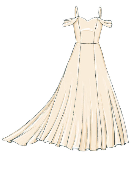 McCall's Sewing Pattern Misses' Dresses- M7718- (6-8-10-12-14), (14-16-18-20-22)