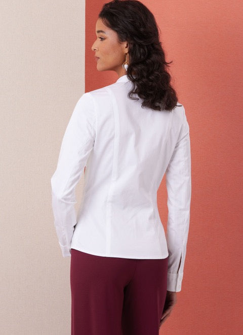 Butterick B7055 Sewing Pattern Shirts with Princess Seams by Tammie Pontsler for Palmer/Pletsch- Sizes 8-16