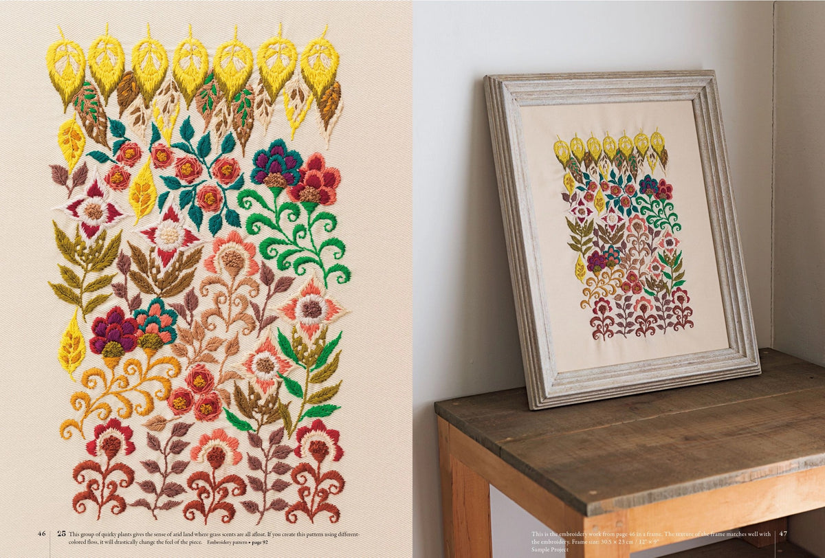 Embroidery Garden: Artful Designs Inspired By Nature- Book- Author: Yanase Rei