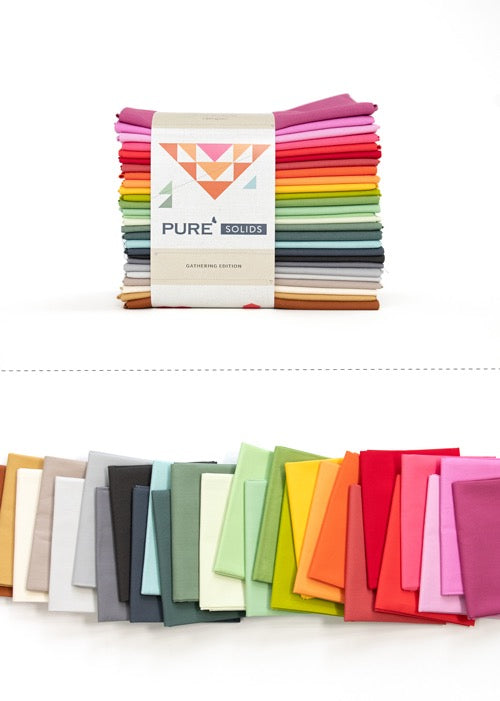 Gathering Edition Fat Quarter Bundle- AGF Solids- 27 Colors