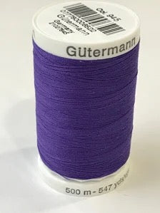 Gutermann Sew-All Thread 500m/547y PURPLE #945 (1 SPOOL)