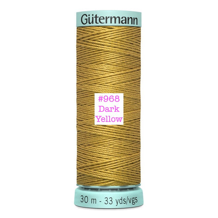 Gutermann 15wt Top Stitch Silk Thread- 33 YDS