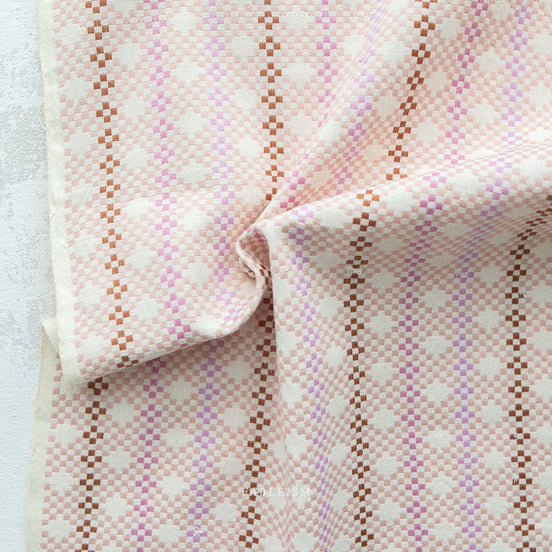 Beautiful Woven Cotton Fabric- “Mosaic- Milkweed"- Canyon Springs- Fableism- 44"
