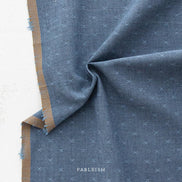 Sprout Woven X Fabric- Woven Cotton- Fableism- Stellar Blue- 44