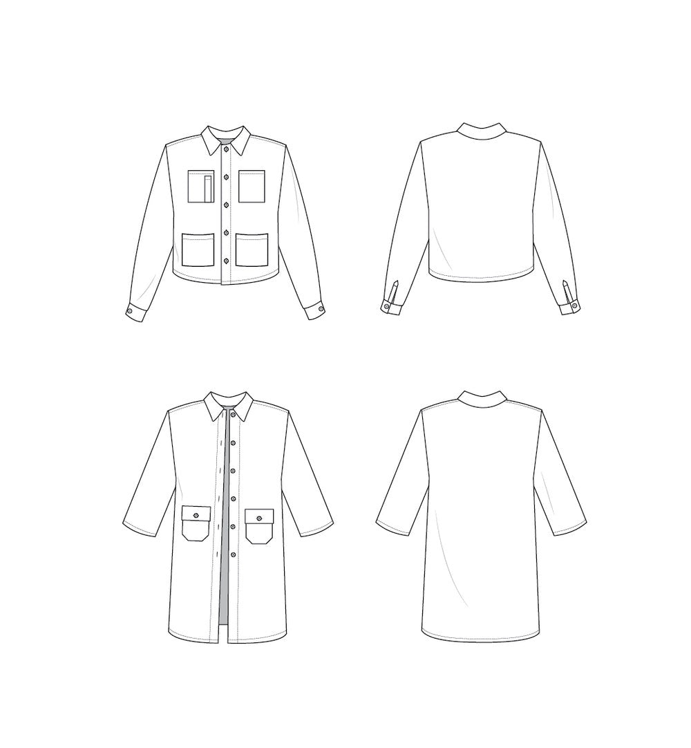 Ilford Jacket Paper Pattern- Friday Pattern Co.