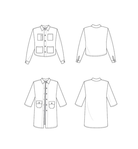 Ilford Jacket Paper Pattern- Friday Pattern Co.
