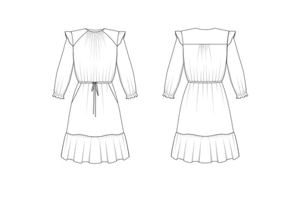 Davenport Dress Paper Pattern- Friday Pattern Co.