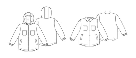 Beachcomber Jacket Paper Pattern- Friday Pattern Co.