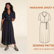 Marianne Dress- Wardrobe By Me- Paper Pattern- Sizes 0-24