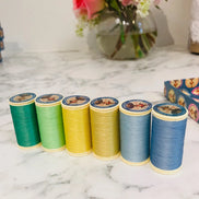 Sajou Assortment #2 Box- Pastel Tones- 12 Spools GLOVING THREAD