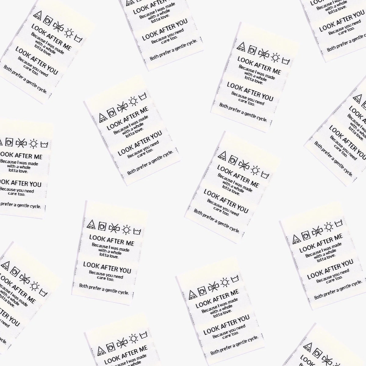 Woven Labels- “Look After Me Look After You