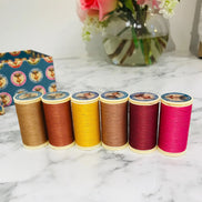 Sajou Assortment #1 Box- DARK Tones- 12 Spools GLOVING THREAD