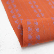 Deco Stripe in Spice- Fine and Dandy- Fableism- Woven Cotton- 44