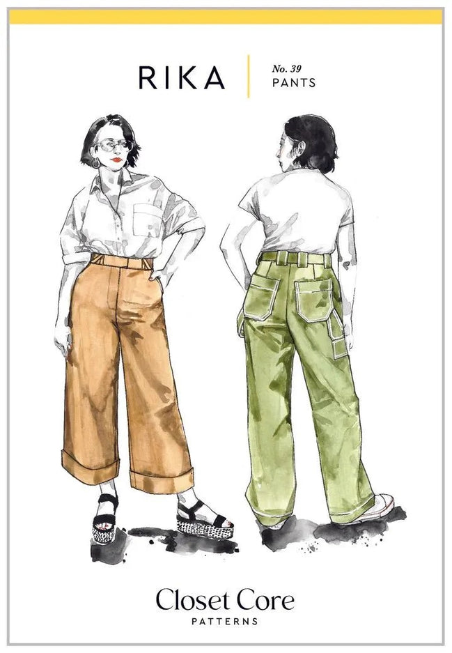 Rika Pants- Closet Core Paper Pattern