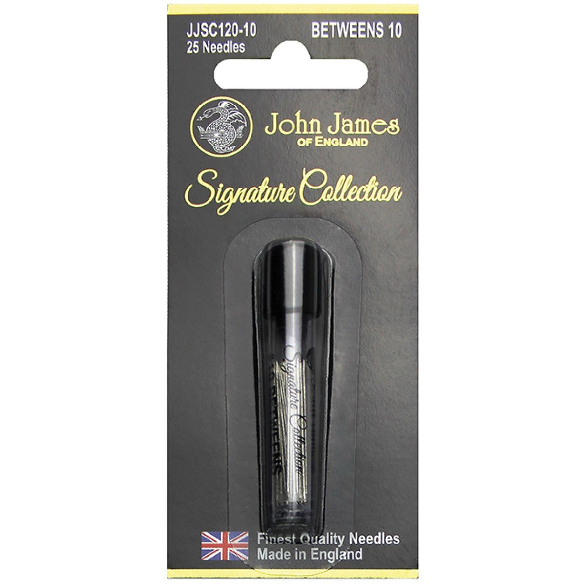 John James of England Signature Collection Betweens Needles- Size 7, 9, or 10- 25 Needles
