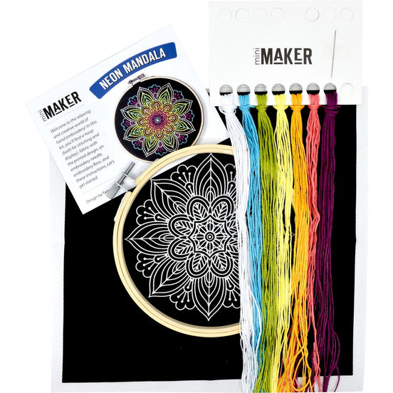 Mandala Embroidery Kit