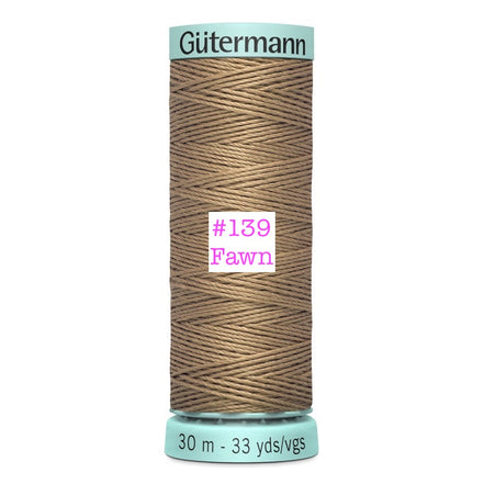 Gutermann 15wt Top Stitch Silk Thread- 33 YDS