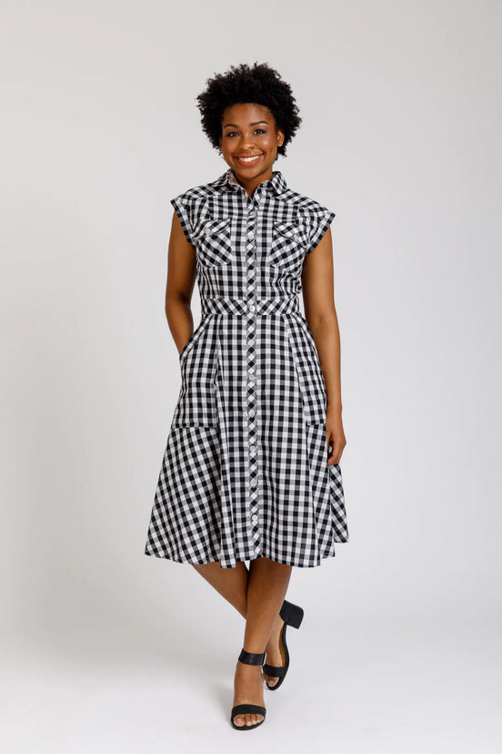 Matilda Shirt Dress-Megan Nielsen Paper Pattern