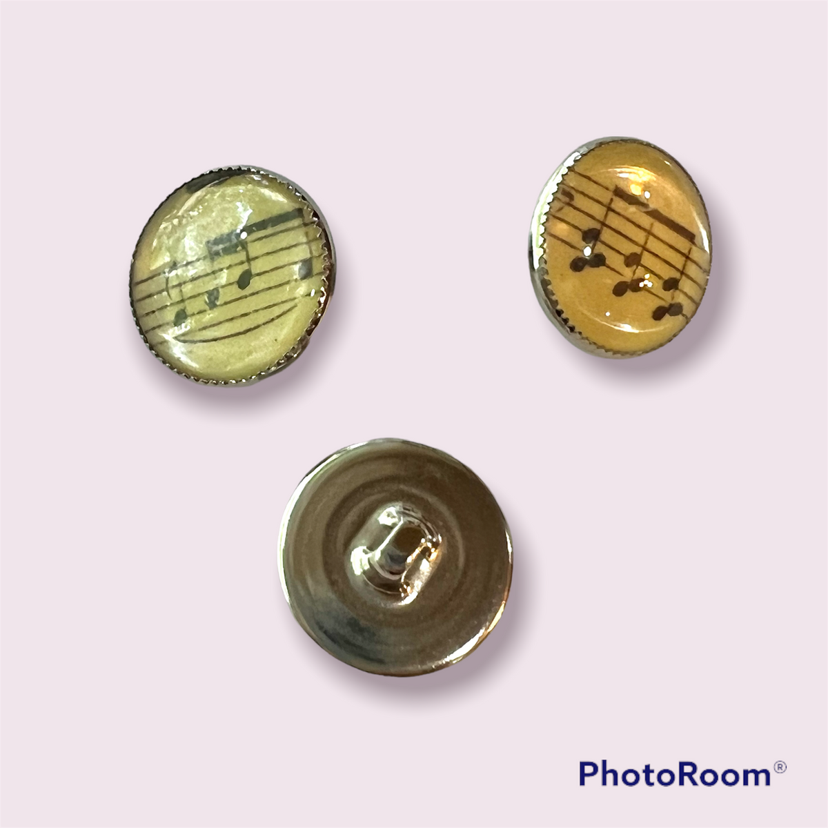 Musical Notes Button- OCA-098