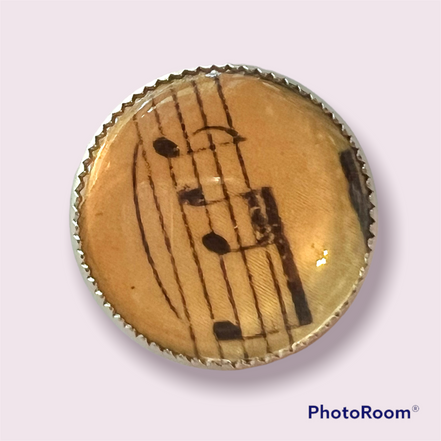 Musical Notes Button- OCA-098