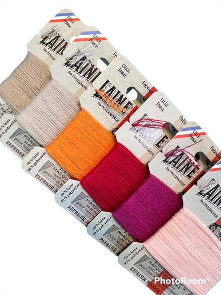 Laine-Saint-Pierre Wool Blend- Floss Box- 12 MODERN Colors