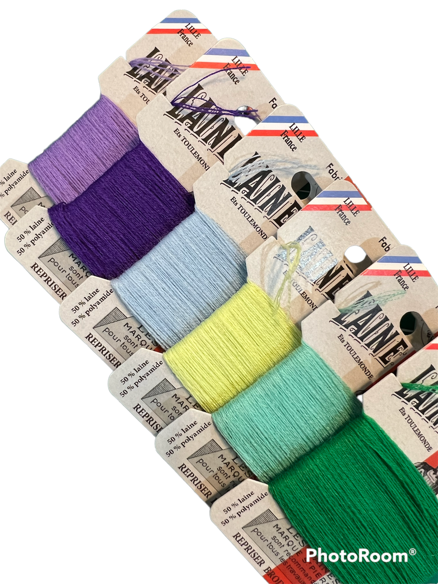 Laine-Saint-Pierre Wool Blend- Floss Box- 12 MODERN Colors