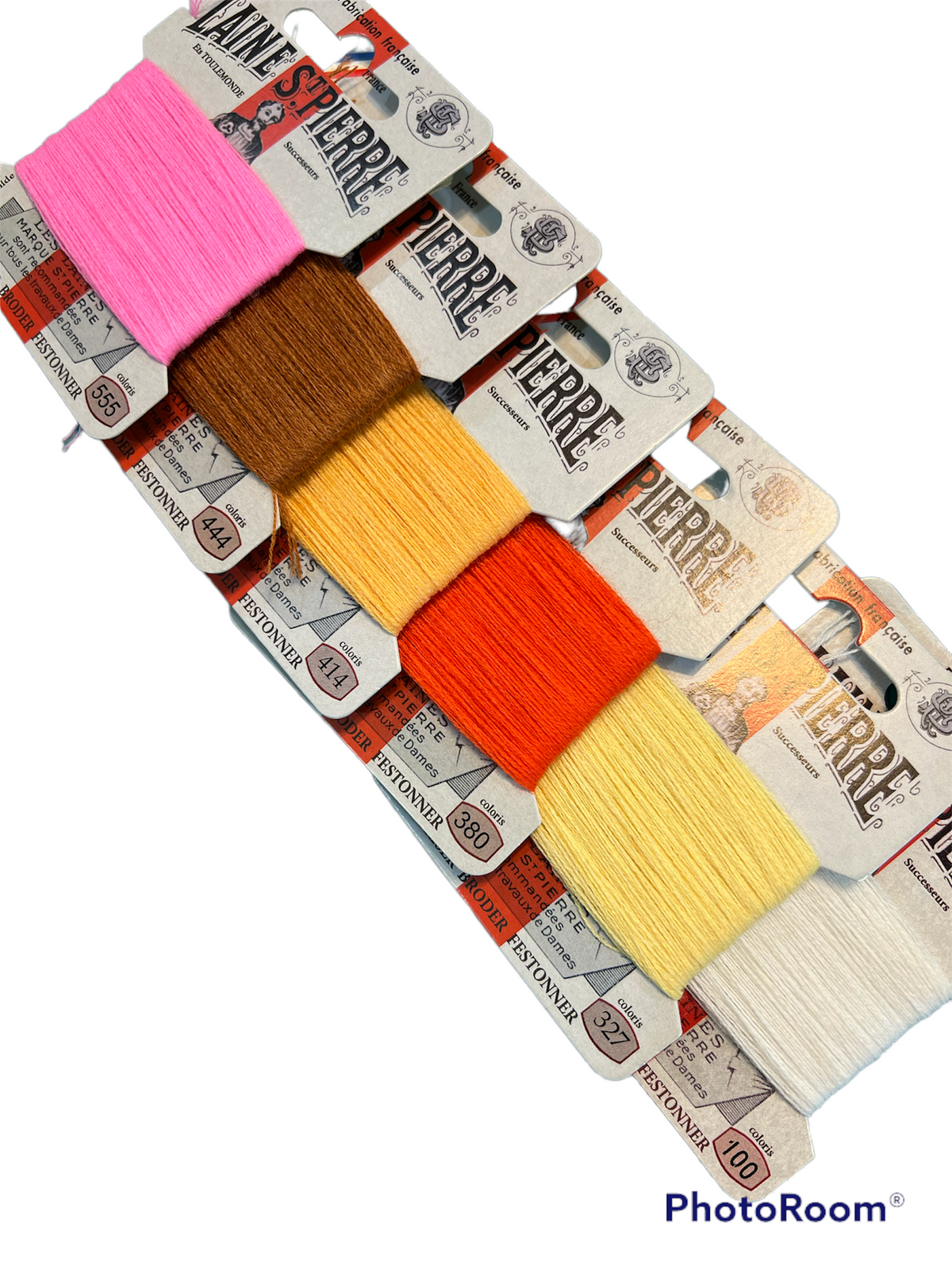Laine-Saint-Pierre Wool Blend- Floss Box- 12 SPRING Colors
