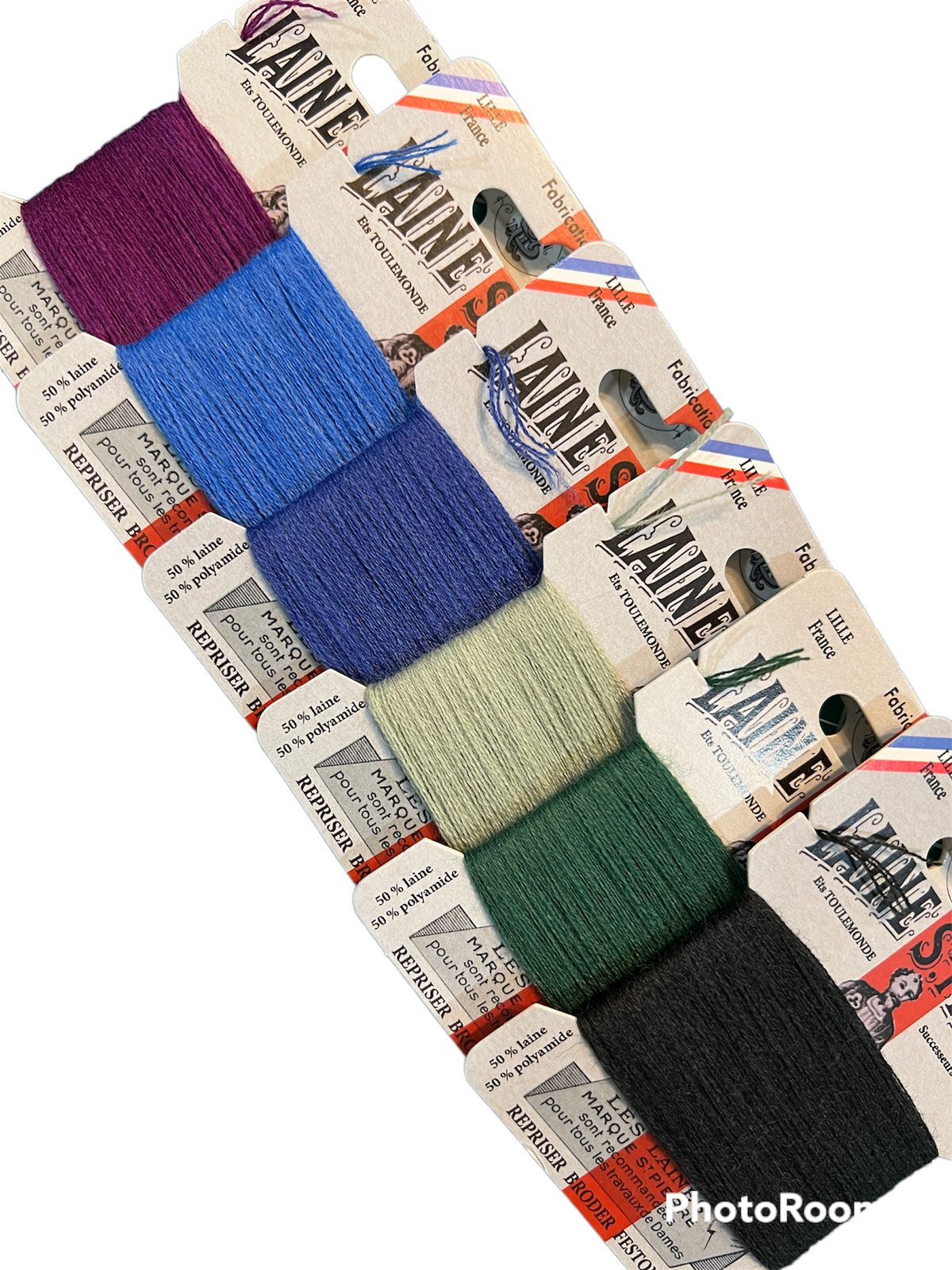 Laine-Saint-Pierre Wool Blend- Floss Box- 12 AUTUMN Colors