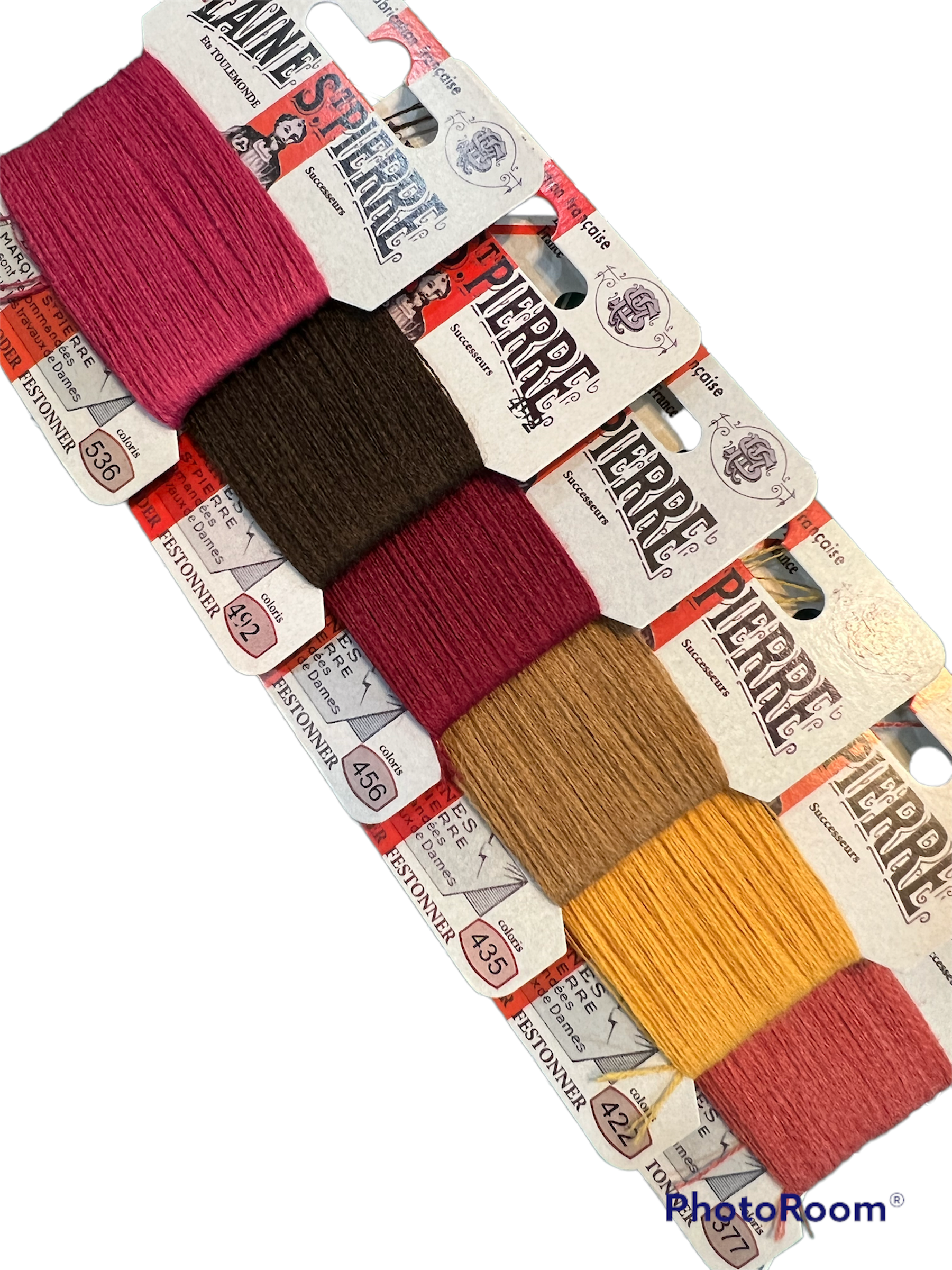Laine-Saint-Pierre Wool Blend- Floss Box- 12 AUTUMN Colors