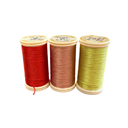 Sajou Assortment Box- Perle Silk Bright Tones- 12 Spools- Fil au Chinois